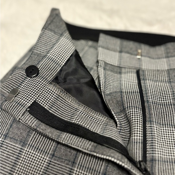 Gray Plaid Pants - Picture 3 of 4